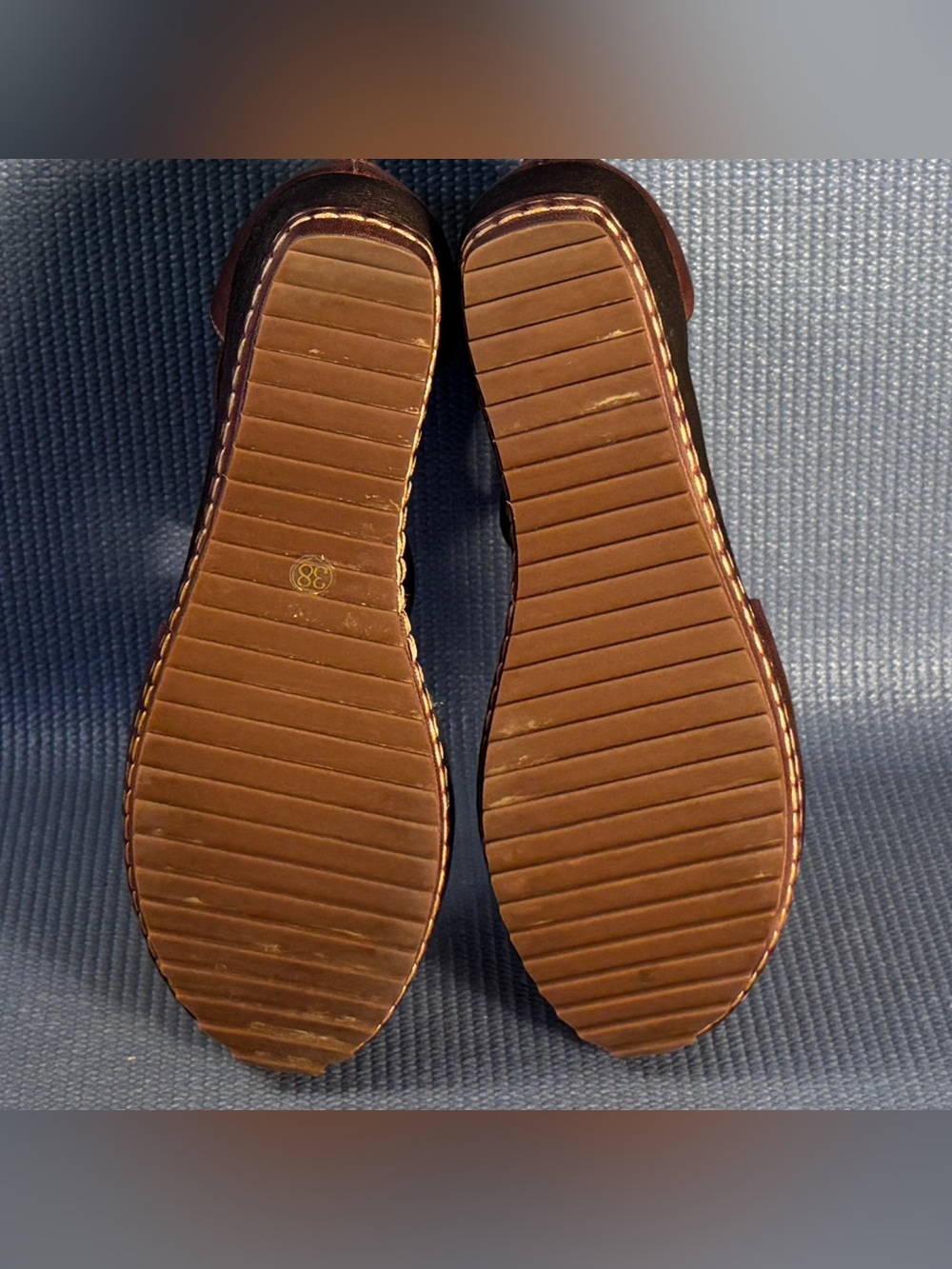 Antelope Trianna Wedge Clogs Coffee Brown Sandals Women’s Size 8 US 39 EU - Picture 8 of 9